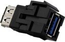 Schneider Electric System M MTN4582-0001 Розетка информационная (1xUSB 3.0, Keystone, механизм, скрытая установка)