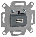 Schneider Electric System M MTN4581-0000 Розетка информационная (1xUSB, механизм, скрытая установка)