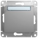 Schneider Electric Glossa GSL000319 Кнопка Н.О. (10 А, поле для надписи, под рамку, скрытая установка, алюминий)