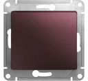 Schneider Electric Glossa GSL001115 Кнопка Н.О. (10 А, под рамку, скрытая установка, баклажановый)