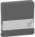 Schneider Electric Mureva Клавиша одиночная с полем для этикеток MUR34203 (антрацит)