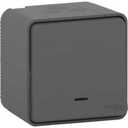 Schneider Electric Mureva S MUR35028 Кнопка Н.О. (10 А, подсветка, в сборе, открытая установка, антрацит)