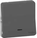 Schneider Electric Mureva S MUR35127 Кнопка Н.О. (10 А, подсветка, под рамку, открытая установка, антрацит)