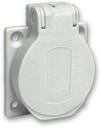 Schneider Electric PratiKa PKS52G Розетка стационарная 2P+PE (10/16А, 250В, IP54, винты сбоку)