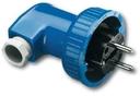 ABB Busch Duro 2CKA002211A0092 Вилка электрическая угловая (IP66, с заземлением, 16 А, синяя)