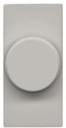 ABB Zenit 2CLA216010N1301 Светорегулятор электронный поворотный (500 Вт, под рамку, скрытая установка, 1 модуль, серебро)