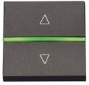 ABB Zenit 2CLA226120N1801 Выключатель жалюзийный (16А, без фиксации, под рамку, с/у, антрацит)