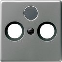 Gira Edelstahl 086920 Крышка розетки телевизионной (TV+Radio+(SAT), нержавеющая сталь)
