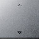 Gira System55 232426 Клавиша одиночная ("стрелки", алюминий)