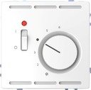 Merten D-Life MTN5760-6035 Терморегулятор поворотный (10 А, 230 В, под рамку, с/у, белый лотос)