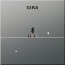 Gira E2 2285600 Накладка USB-микро-B для вставки док-станции (нержавеющая сталь)