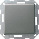 Gira E22 285120 Переключатель одноклавишный перекрестный (10 А, подсветка, под рамку, скрытая установка, нержавеющая сталь)