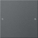 Gira System55 218128 Клавиша одиночная (лакированная, поле для надписи, антрацит)