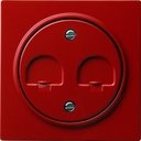 Gira S-Color 066243 Крышка розетки телефонной (2хRJ45/RJ11, красная)