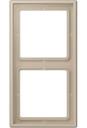 Jung Le Corbusier LC98232142 Рамка 2-постовая (универсальная, ombre naturelle claire)