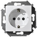 Simon Simon 15 1590432-031 Розетка одиночная (16 А, з/к, в сборе, скрытая установка, белая)