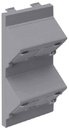 Simon Connect S80C-8 Крышка розетки информационной (4хRJ45, наклонная, шторки, алюминий)