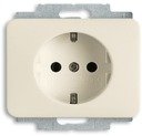 ABB Alpha Exclusive/Alpha Nea 2013-0-5240 Розетка (16 А, под рамку, шторки, с/у, з/к, слоновая кость)