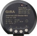 Gira 244000 Диммер универсальный Mini System 3000 (механизм, скрытая установка)