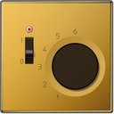 Jung TRLS231GGO Терморегулятор комнатный (10 А, 230 В, золото)