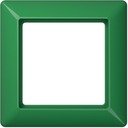 Jung AS500 AS581BFGN Рамка 1-постовая (универсальная, ударопрочная, зеленая)