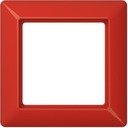 Jung AS500 AS581BFRT Рамка 1-постовая (универсальная, ударопрочная, красная)