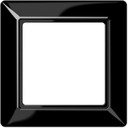 Jung AS500 AS581SW Рамка 1-постовая (универсальная, черная)