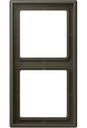 Jung Le Corbusier LC98232140 Рамка 2-постовая (универсальная, ombre naturelle 31)
