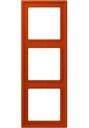 Jung Le Corbusier LC9834320A Рамка 3-постовая (универсальная, rouge vermillon 59)
