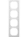 Jung CD plus CDP584WW Рамка 4-постовая (универсальная, белая)