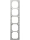 Jung CD plus CDP585LG Рамка 5-постовая (универсальная, светло-серая)