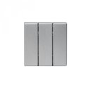 ABB Impressivo 2TKA000515G1 Клавиша тройная (алюминий)