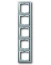 ABB Pure steel 2CKA001754A4321 Рамка 5-ая (сталь)