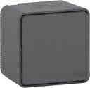 Schneider Electric Mureva MUR35026 Выключатель однокнопочный (10 А, IP55, в сборе, открытая установка, антрацит)