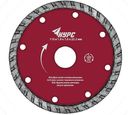 Курс 37268 Диск отрезной алмазный "Турбо" по бетону/мрамору/кирпичу 150 мм (сплошной, сухая и влажная резка)
