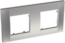 Schneider Electric Altira ALB46652 Рамка 2-постовая (горизонтальная, металлик)