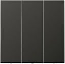 Jung LS metal AL993AN Клавиша тройная (антрацит)