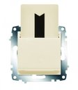 ABB Cosmo 619-010300-265 Выключатель карточный (10 А, под рамку, скрытая установка, кремовый)