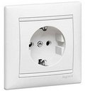 Legrand DIY Valena 694281 Розетка с заземляющим контактом (16А, в сборе, с/у, белый)