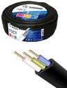 Альфакабель Кабель плоский ВВГ-Пнг(A)-LS 3x1.5 0.66 кВ (ГОСТ, 20 м)