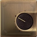Merten Antique MTN537443 Крышка для терморегулятора (поворотный, античная латунь)