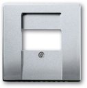 ABB Future Linear 2CKA001710A3659 Крышка для информационной розетки (USB/VGA/HDMI, серебристо-алюминиевая)