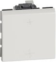 Legrand Mosaic 077027 Переключатель одноклавишный (10 А, IP31, под рамку, с/у, белый)