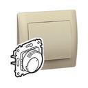 Legrand Galea Life 775686 Терморегулятор поворотный +5…+30°С (5 А, 230 В, под рамку, с/у, титан)
