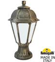 Fumagalli Mikrolot/Saba K22.110.000.BYF1R Светильник наземный на низкой ножке 400 мм (корпус античная бронза, плафон опал)