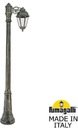 Fumagalli Gigi Bisso/Saba 1L K22.156.S10.BXF1R Светильник садовый с 1 фонарем 1880 мм (корпус античная бронза, плафон прозрачный)