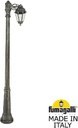 Fumagalli Ricu Bisso/Saba 1L K22.157.S10.BXF1R Светильник садовый с 1 фонарем 2130 мм (корпус античная бронза, плафон прозрачный)
