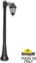 Fumagalli Artu Bisso/Saba 1L K22.158.S10.AXF1R Светильник садовый с 1 фонарем 1820 мм (корпус черный, плафон прозрачный)