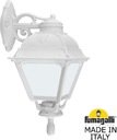 Fumagalli Bisso/Cefa Dn U23.131.000.WYF1RDN Светильник консольный уличный на стену с 1 фонарем 480 мм (корпус белый, плафон опал)