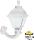 Fumagalli Ofir/Cefa U23.132.000.WYF1R Светильник консольный уличный на стену с 1 фонарем 480 мм (корпус белый, плафон опал)